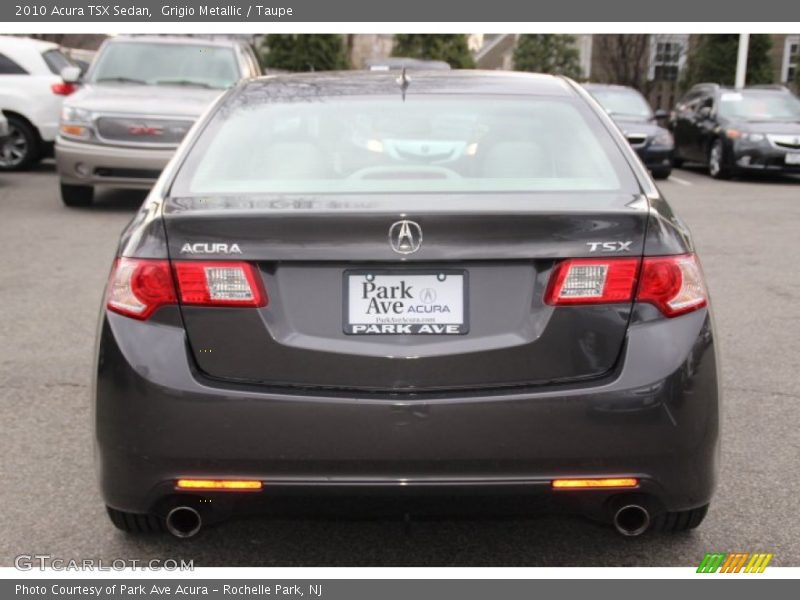 Grigio Metallic / Taupe 2010 Acura TSX Sedan