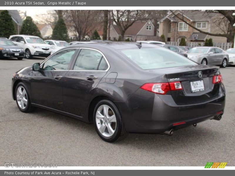 Grigio Metallic / Taupe 2010 Acura TSX Sedan