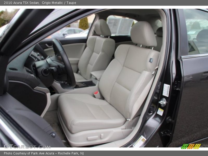 Grigio Metallic / Taupe 2010 Acura TSX Sedan