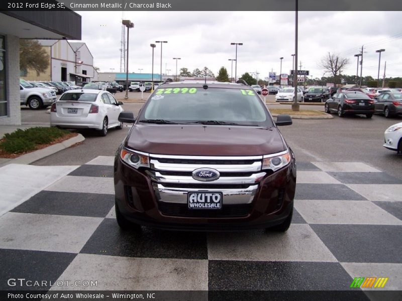 Cinnamon Metallic / Charcoal Black 2012 Ford Edge SE
