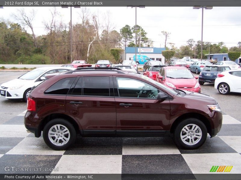 Cinnamon Metallic / Charcoal Black 2012 Ford Edge SE