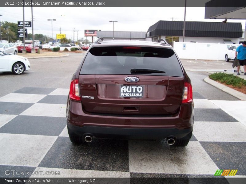 Cinnamon Metallic / Charcoal Black 2012 Ford Edge SE