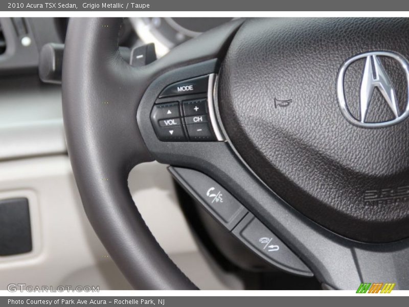 Grigio Metallic / Taupe 2010 Acura TSX Sedan