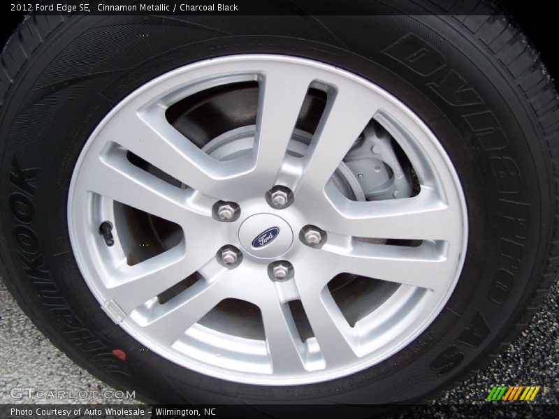Cinnamon Metallic / Charcoal Black 2012 Ford Edge SE