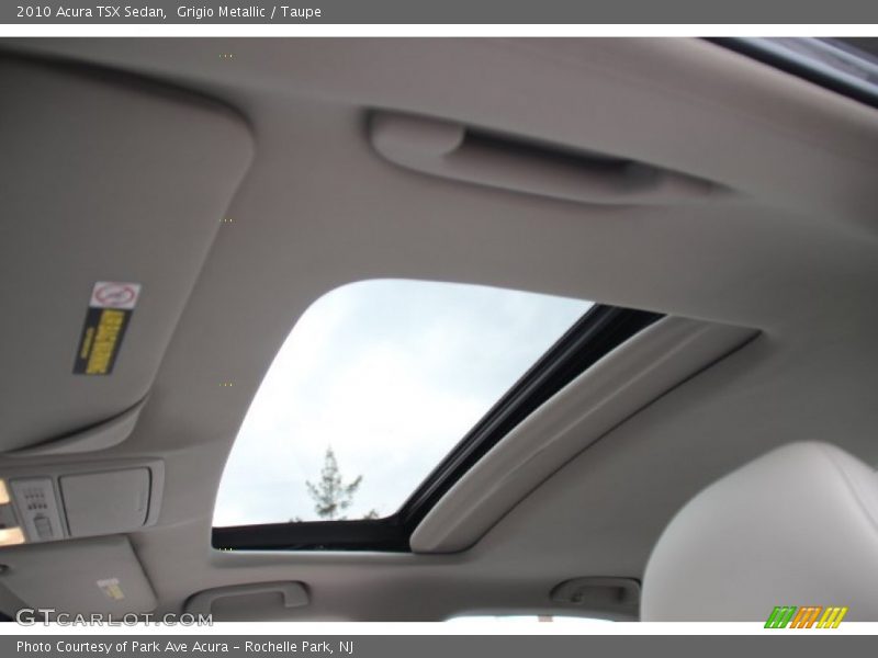 Grigio Metallic / Taupe 2010 Acura TSX Sedan