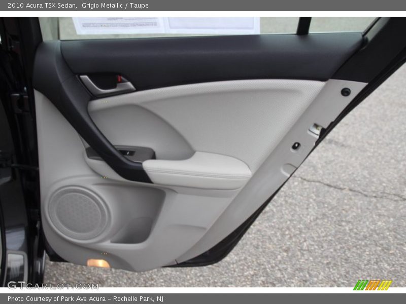 Grigio Metallic / Taupe 2010 Acura TSX Sedan