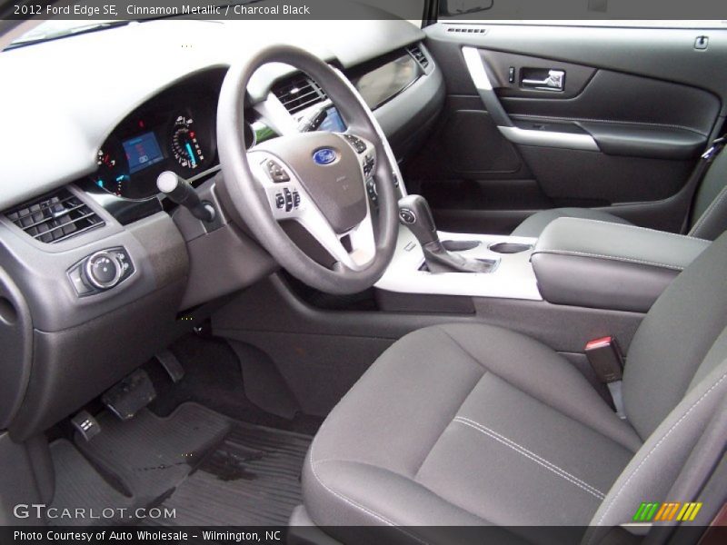 Cinnamon Metallic / Charcoal Black 2012 Ford Edge SE