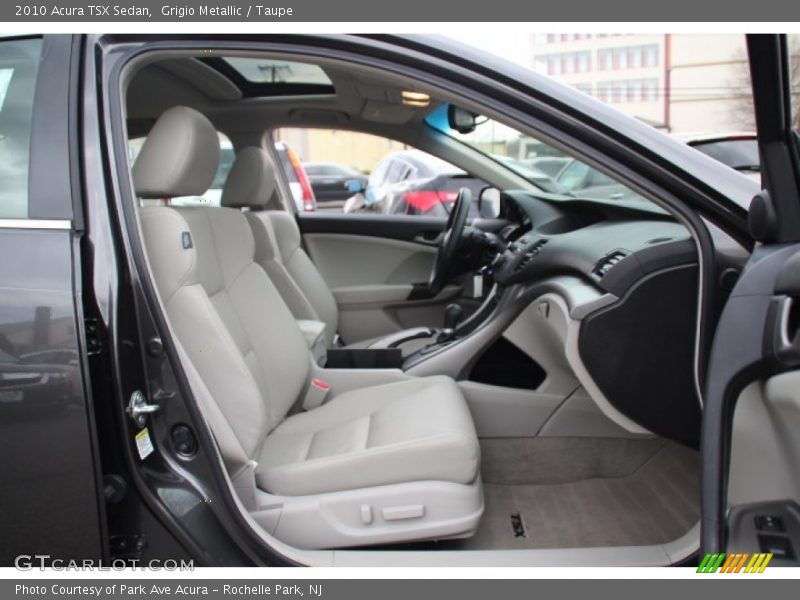 Grigio Metallic / Taupe 2010 Acura TSX Sedan