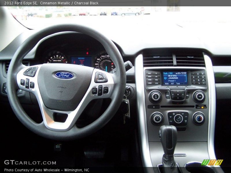 Cinnamon Metallic / Charcoal Black 2012 Ford Edge SE