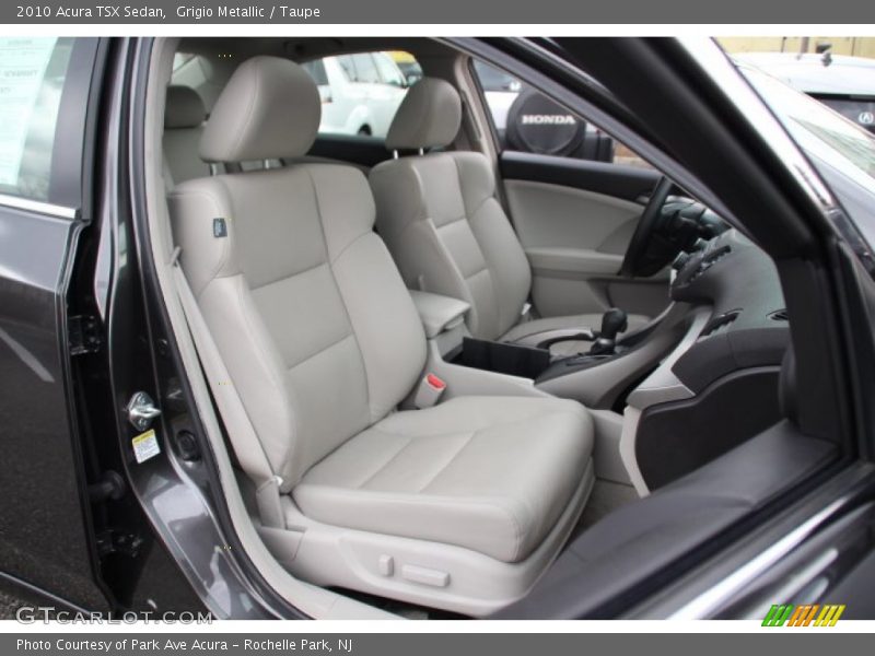 Grigio Metallic / Taupe 2010 Acura TSX Sedan