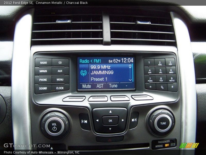 Cinnamon Metallic / Charcoal Black 2012 Ford Edge SE