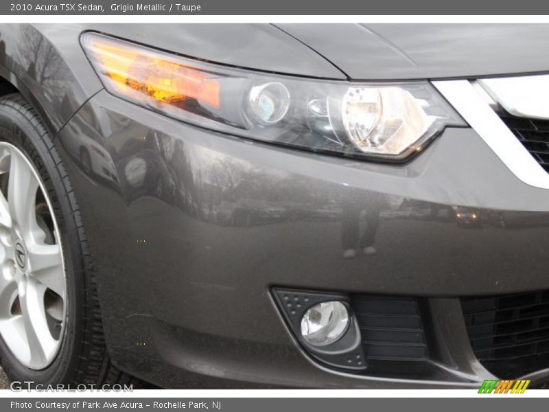 Grigio Metallic / Taupe 2010 Acura TSX Sedan