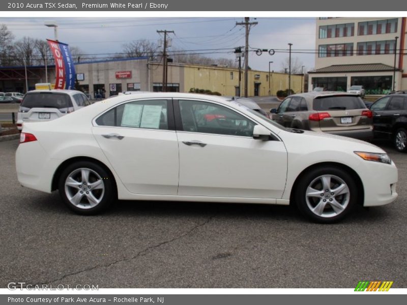 Premium White Pearl / Ebony 2010 Acura TSX Sedan