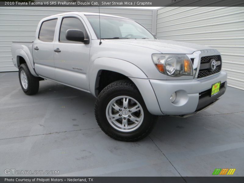 Silver Streak Mica / Graphite 2010 Toyota Tacoma V6 SR5 PreRunner Double Cab