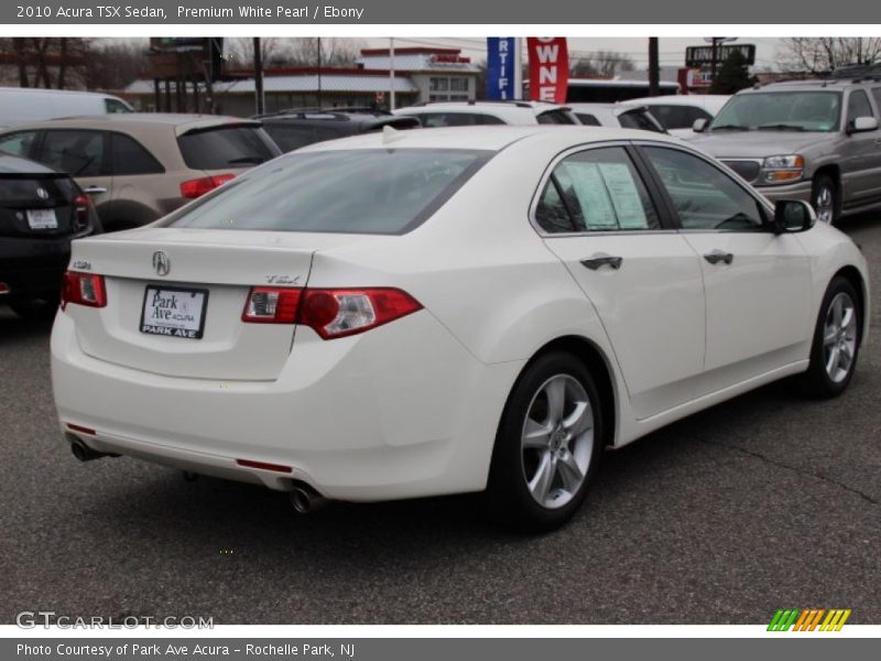 Premium White Pearl / Ebony 2010 Acura TSX Sedan