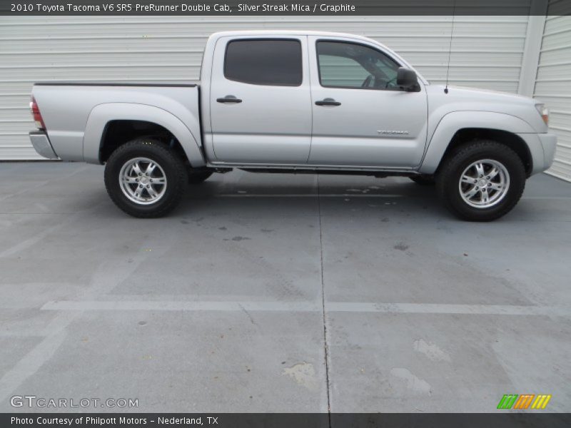 Silver Streak Mica / Graphite 2010 Toyota Tacoma V6 SR5 PreRunner Double Cab