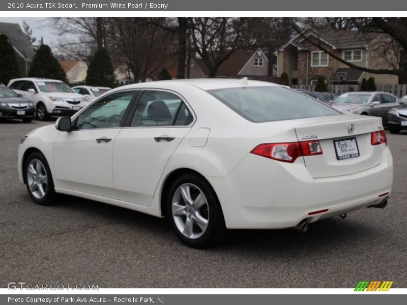 Premium White Pearl / Ebony 2010 Acura TSX Sedan