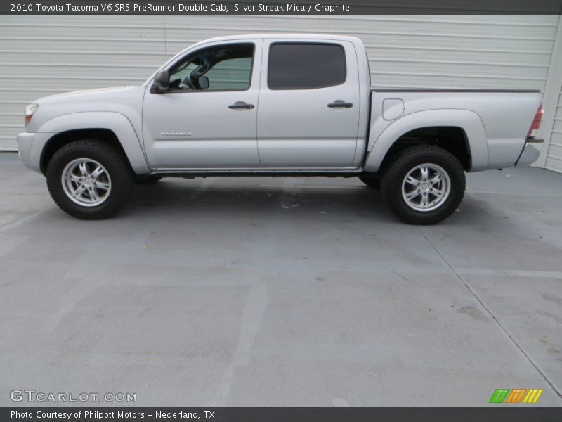 Silver Streak Mica / Graphite 2010 Toyota Tacoma V6 SR5 PreRunner Double Cab