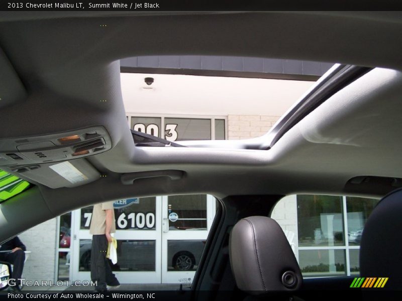 Summit White / Jet Black 2013 Chevrolet Malibu LT