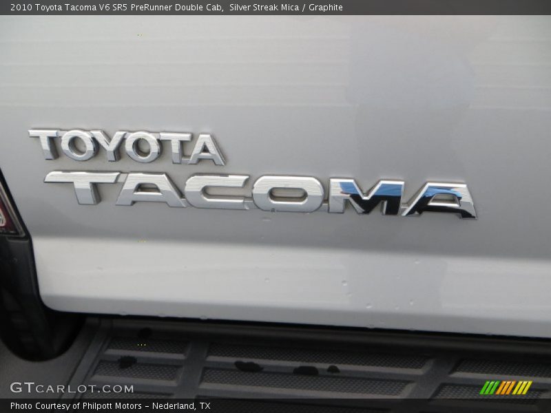 Silver Streak Mica / Graphite 2010 Toyota Tacoma V6 SR5 PreRunner Double Cab