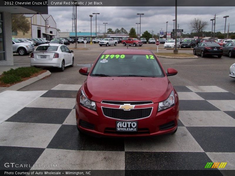 Crystal Red Metallic / Jet Black 2012 Chevrolet Cruze LT