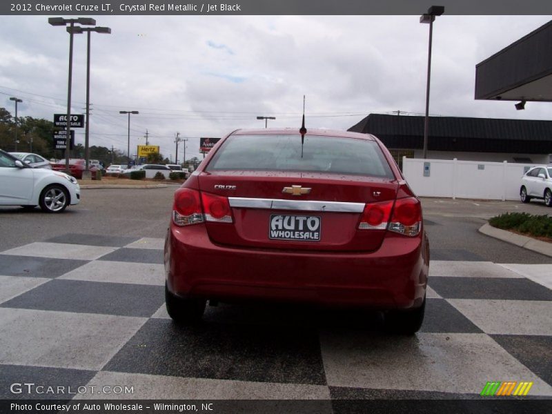 Crystal Red Metallic / Jet Black 2012 Chevrolet Cruze LT