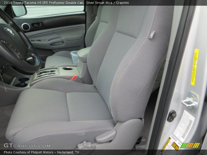 Silver Streak Mica / Graphite 2010 Toyota Tacoma V6 SR5 PreRunner Double Cab