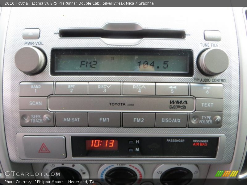 Silver Streak Mica / Graphite 2010 Toyota Tacoma V6 SR5 PreRunner Double Cab