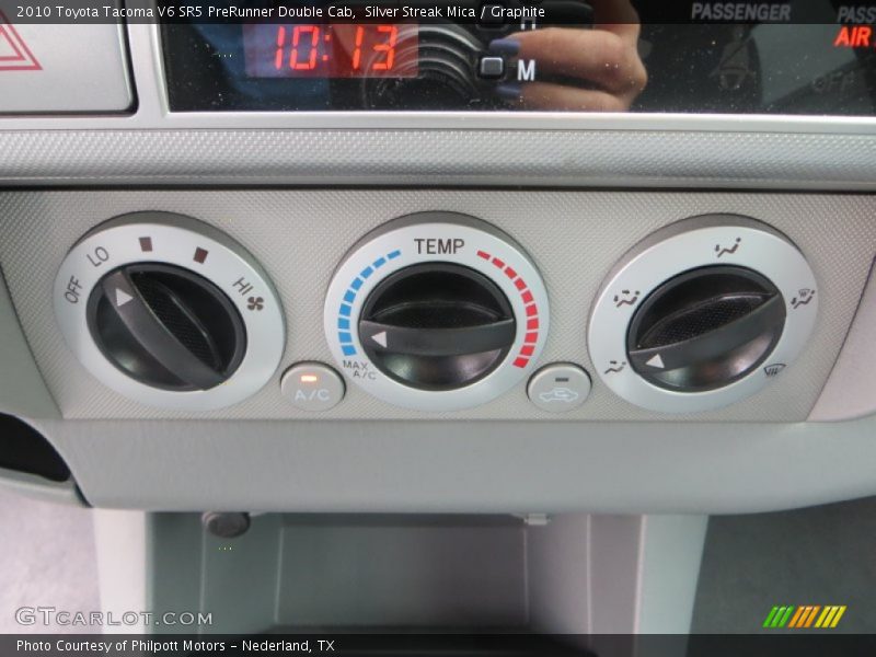 Silver Streak Mica / Graphite 2010 Toyota Tacoma V6 SR5 PreRunner Double Cab