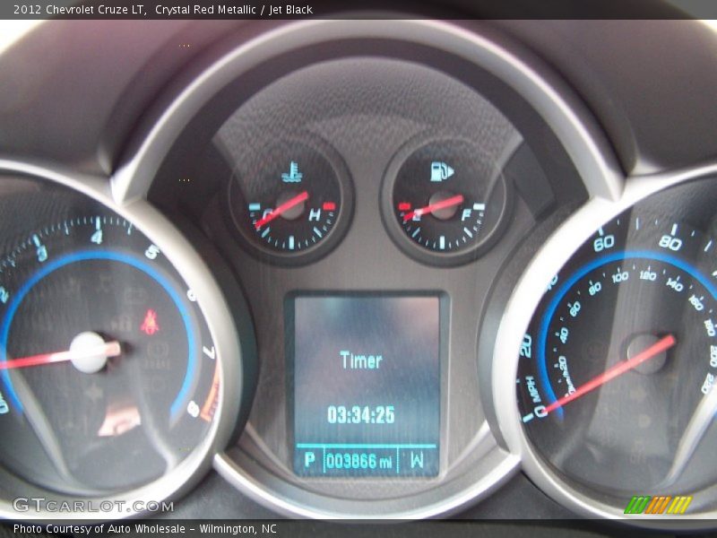 Crystal Red Metallic / Jet Black 2012 Chevrolet Cruze LT