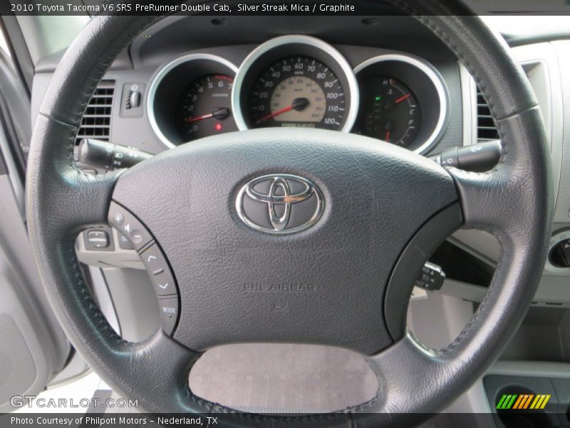 Silver Streak Mica / Graphite 2010 Toyota Tacoma V6 SR5 PreRunner Double Cab