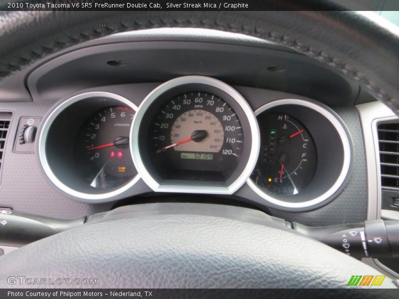 Silver Streak Mica / Graphite 2010 Toyota Tacoma V6 SR5 PreRunner Double Cab