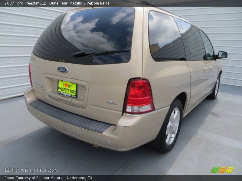 Dune Pearl Metallic / Pebble Beige 2007 Ford Freestar SEL