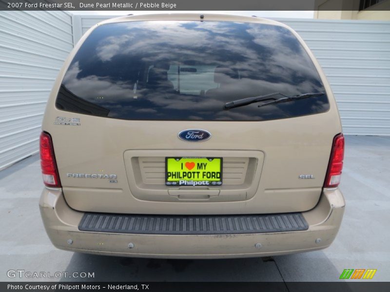Dune Pearl Metallic / Pebble Beige 2007 Ford Freestar SEL