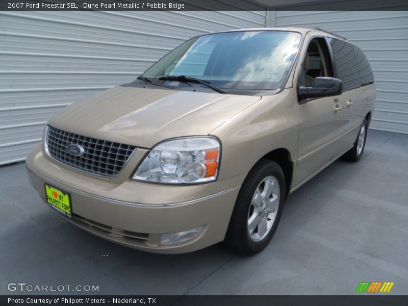 Dune Pearl Metallic / Pebble Beige 2007 Ford Freestar SEL