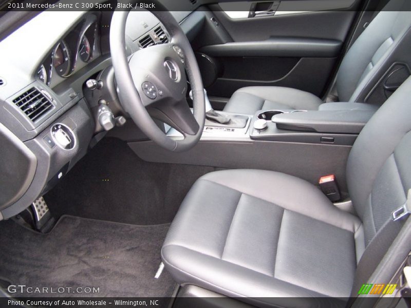 Black / Black 2011 Mercedes-Benz C 300 Sport