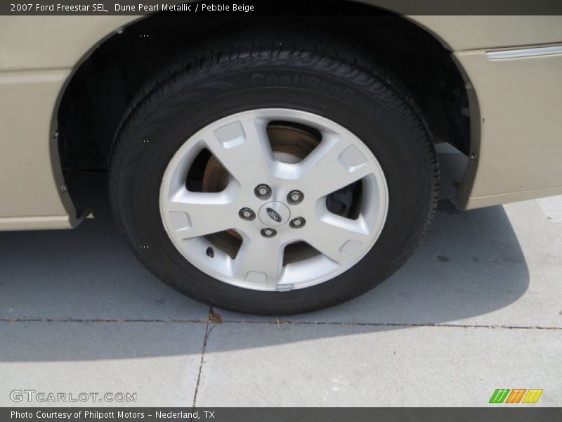 Dune Pearl Metallic / Pebble Beige 2007 Ford Freestar SEL