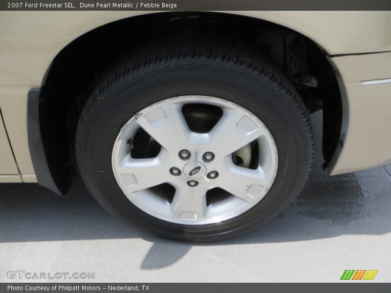 Dune Pearl Metallic / Pebble Beige 2007 Ford Freestar SEL