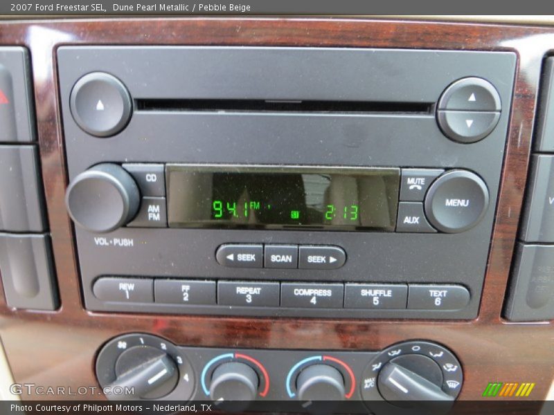 Dune Pearl Metallic / Pebble Beige 2007 Ford Freestar SEL
