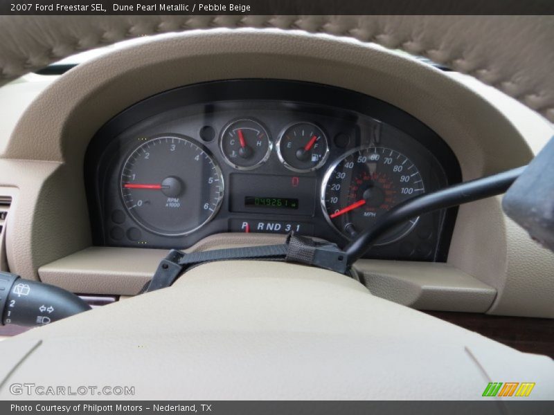 Dune Pearl Metallic / Pebble Beige 2007 Ford Freestar SEL