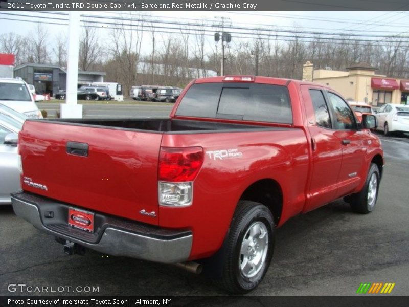 Barcelona Red Metallic / Graphite Gray 2011 Toyota Tundra TRD Double Cab 4x4