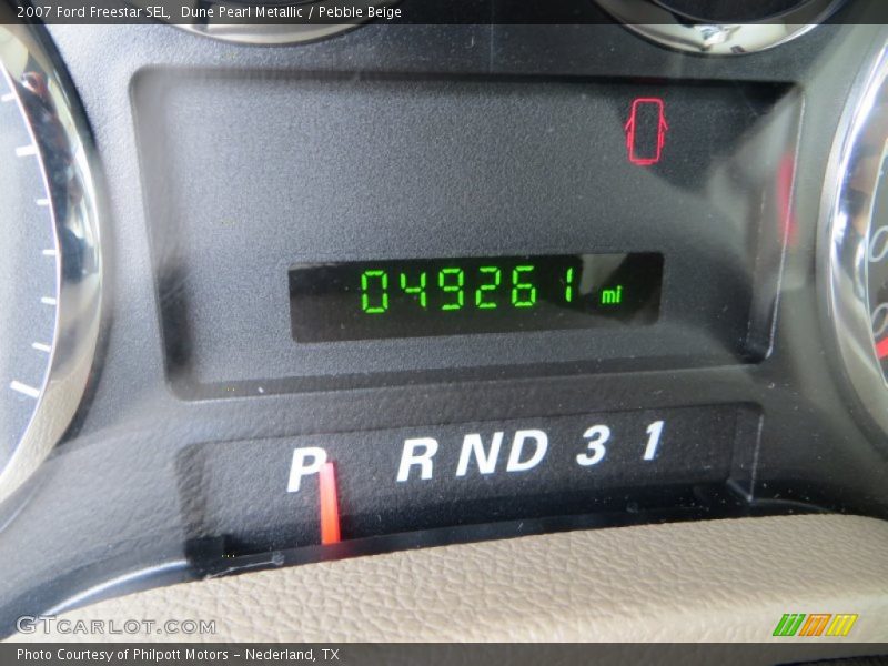 Dune Pearl Metallic / Pebble Beige 2007 Ford Freestar SEL