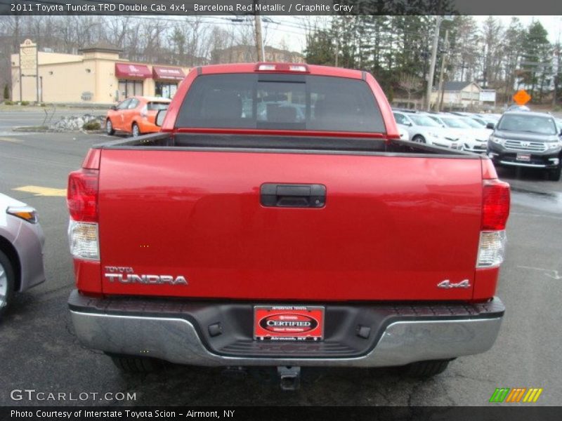 Barcelona Red Metallic / Graphite Gray 2011 Toyota Tundra TRD Double Cab 4x4