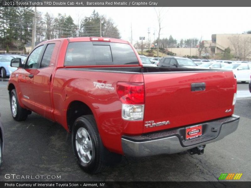 Barcelona Red Metallic / Graphite Gray 2011 Toyota Tundra TRD Double Cab 4x4