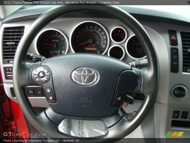 Barcelona Red Metallic / Graphite Gray 2011 Toyota Tundra TRD Double Cab 4x4