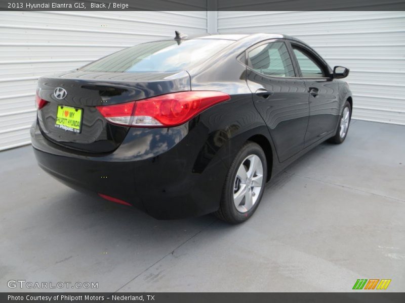 Black / Beige 2013 Hyundai Elantra GLS