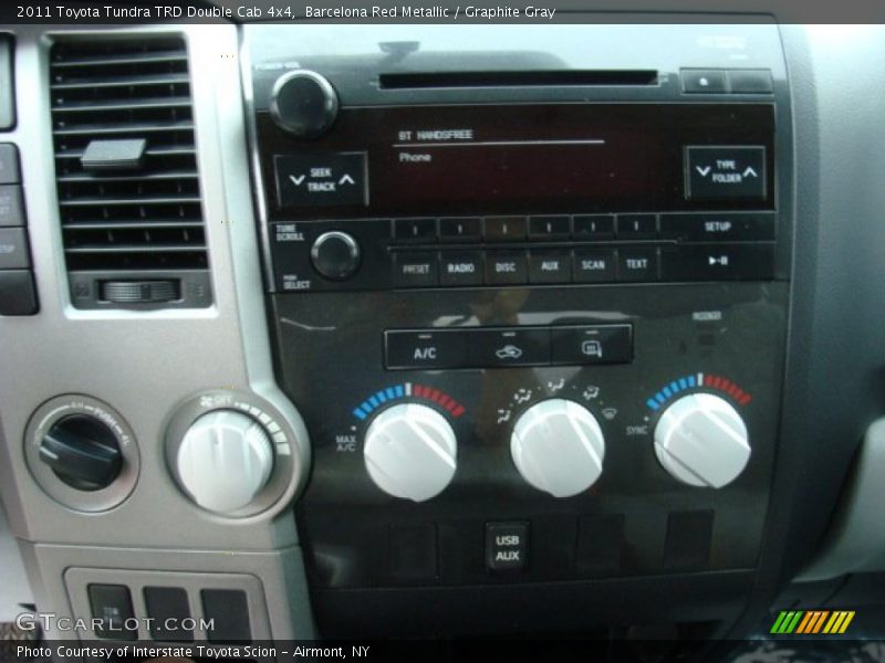 Barcelona Red Metallic / Graphite Gray 2011 Toyota Tundra TRD Double Cab 4x4