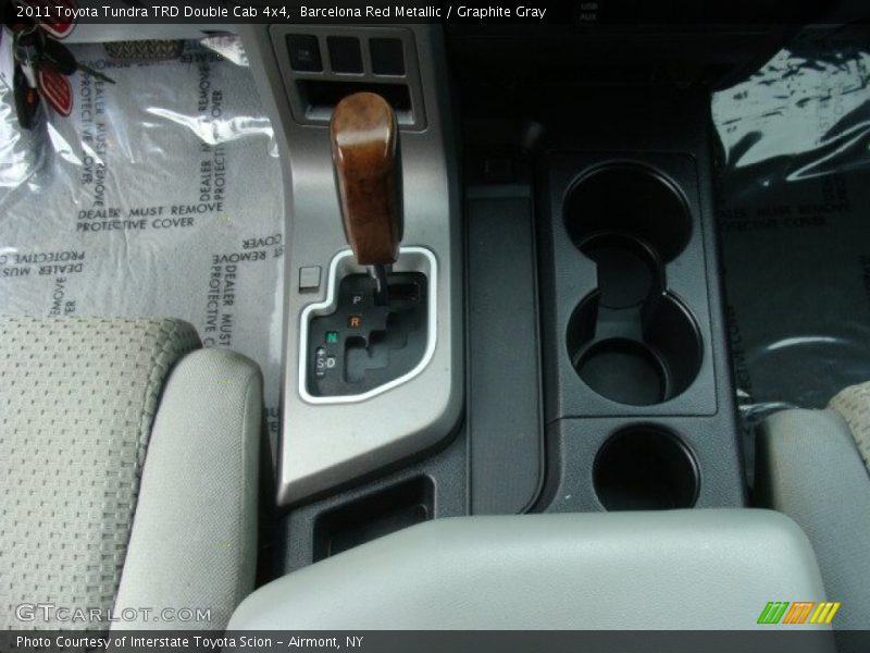 Barcelona Red Metallic / Graphite Gray 2011 Toyota Tundra TRD Double Cab 4x4