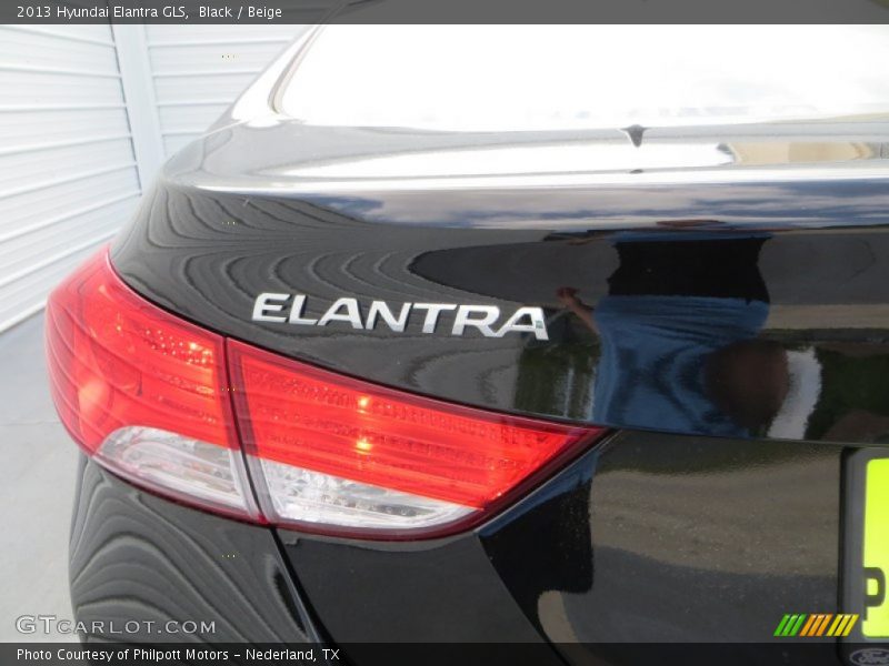 Black / Beige 2013 Hyundai Elantra GLS