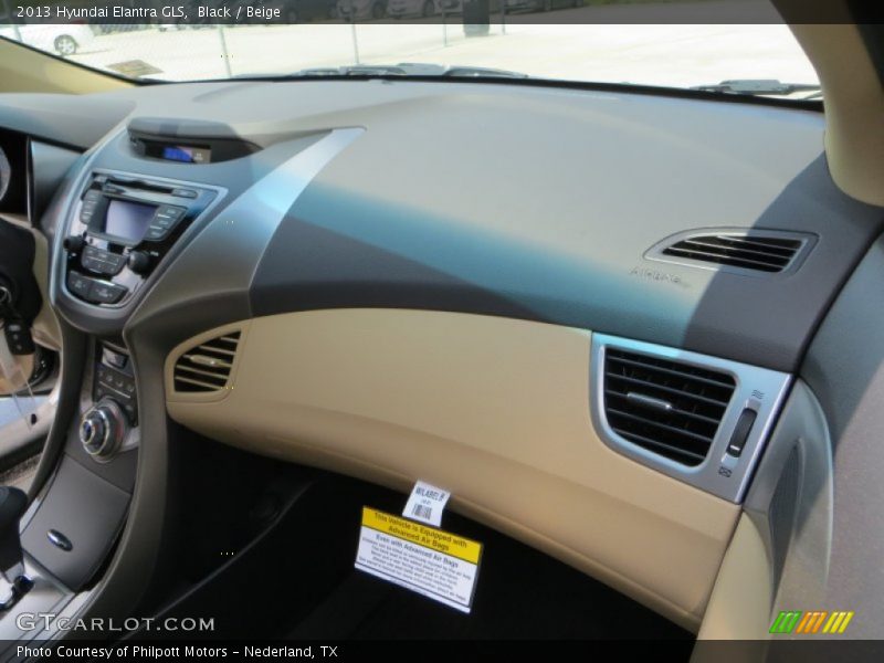 Black / Beige 2013 Hyundai Elantra GLS